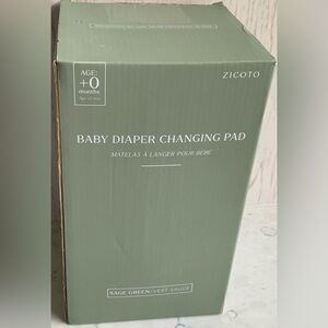 Zicoto Sage Green Baby Diaper Changing
Changing Pad for Dresser Top